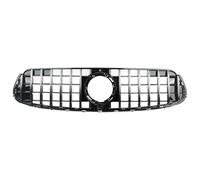 Auto Central Delantero Rejilla Parrilla Delantera Cromada Y Negra Para Benz Para GLC Para W253/Para X253 Para GLC300 Para GLC350 Para GLC43 2020+(Chrome black)