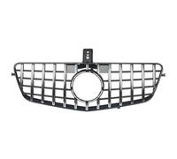 Auto Central Delantero Rejilla Parrilla Delantera Estilo GTR Negra Brillante Para Benz Para Clase E Para W212 2009-2013 Accesorios Para Coche(Chrome)