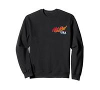 Auto clásico con diseño de dragster de Hotrod USA, Muscle Car, retro Sudadera