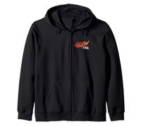 Auto clásico con diseño de dragster de Hotrod USA, Muscle Car, retro Sudadera con Capucha