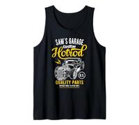 Auto clásico Sam's Hotrod Garage Sam Design Camiseta sin Mangas