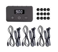 Auto -clicker - 2.56 pulgadas Clicker | Soporte de ABS - Velocidad ajustable 50 clics por segundo con cable de batería de 200 mAh 27.56 pulgadas, videojuegos ideales Tareas directas directas de PC