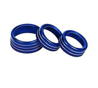 Auto Cubierta Perilla Botón Radio Volumen Aire Acondicionado 2015-2020 Para Challenger Para Cargador RT SXT Para Scat Pack Para Daytona(AZUL)