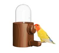 Auto des Birds - Dispensador de agua de Pájaro pequeño de 250 ml, cuenco de agua del Loro a prueba de fugas | Contenedor de consumo de consumo de jaula conveniente, alimentador de agua
