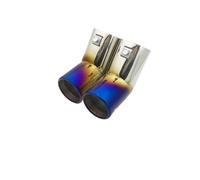 Auto Di Scarico Per Auto Para VW Para Golf 4 Para Bora Para Jetta Accesorios Para Automóviles Punta De Escape De Automóvil Tubo De Escape Tubos Dobles Tubos De Escape Auto Di Scarico In(Blue)