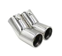 Auto Di Scarico Per Auto Para VW Para Golf 4 Para Bora Para Jetta Accesorios Para Automóviles Punta De Escape De Automóvil Tubo De Escape Tubos Dobles Tubos De Escape Auto Di Scarico In(Silver)