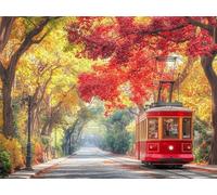 Auto Diamond Painting Adultos, Paisaje Diamond Painting Kit Completo de Arte Diamantes Bordado Kits Punto de Cruz DIY Diamante Principiantes Manualidades para Home Wall Bedroom Decor, 50x70cm,Model503