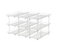 Auto Dispense Can Organizer - Soda Rack Space Saving Shelf | Beverage Soup Storage System Refrigerator Kitchen Cabinet Garage RV Dorm House Organization Accessory Set For Efficient Can Storage