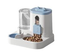 Auto Dog Alimentador, 2 en 1 Automatic Food Dispenser, Large Capacity Pet Bowl, Adecuado para interiores Feeding Solution for Kittens, Small Medium Pets, Home Use, 10,63 x 9,06 x 10,63 pulgadas