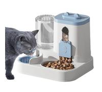 Auto Dog Alimentador, Compact Food Dispenser, 10,63 x 9,06 in Pet Feeding Bowl, Authentic Large Capacity Design, Refill System for Cats, Kittens, Small, Medium, Dogs, Uso Interior