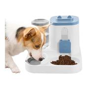 Auto Dog Feeder, Automatic Cat Feeder, 2 in 1 Pet Food Dispenser, Large Capacity Bowl, Feeding System, Spill-Resistant Design, Perfect for Kitten, Puppy, Home, Indoor, Daily Use, 27x23x27cm