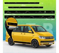 Auto-Dress® - Juego de pegatinas laterales para VW T4, T5 y T6 Bus en el color deseado - Diseño: mountain bike original (167 Poseidon, larga distancia entre ejes)