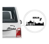 Auto-Dress - Pegatina para el Coche (20 x 9 cm), diseño de Ciudad de Berlín
