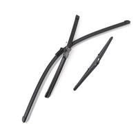 auto escobilla Compatible Con Ford Para Fiesta 6 2008-2016 26 "+ 15" + 12 "Juego De Limpiaparabrisas Delanteros Y Traseros, Cepillos Para Ventanas Parabrisas(Left Hand Drive)