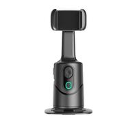 Auto Face Tracking Tripod - Ai Tracking, Convenient Smartphone Gimbal, 360° Rotation Body Phone Camera Mount | Mobile Phone Selfie Stabilizer with Auto Follow For Vloggers Photography Beginners