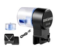 Auto Feeder Fish Tank, Smart Rechargeable 3 Mode Adjustable Fish Tank, Feeder Dispenser For Turtle Betta Aquarium Fiish For Home Office Apartment Travel Vacation Pond Feeding Care System