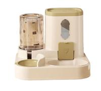 Auto Feeder Food Dispenser, Cat Food and Water Dispenser, Food Feeder and Waterer Set, Pet Water Bowl and Feeder, Food Feeder and Waterer Dispenser in Set for Cats, Dogs, Small Pets