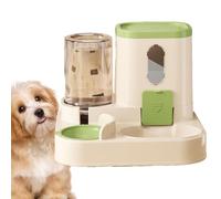 Auto Feeder Food Dispenser, Cat Food and Water Dispenser, Food Feeder and Waterer Set, Pet Water Bowl and Feeder, Food Feeder and Waterer Dispenser in Set for Cats, Dogs, Small Pets