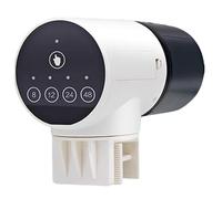 Auto Fish Feeder, Fish Food Dispenser, Small Tank Feeder, Timer Fish Feeder, Auto Feeders Small Tank Food Dispenser with Timer, Ideal for Pellets and Powders for Your Fish's Vacation Feeding
