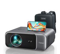 [Auto Focus/4K Support] Projector with WiFi 6 and Bluetooth 5.2, YABER Pro V9 Native 1080P Outdoor Movie Projector, Auto 6D Keystone & 50% Zoom, Home Theater Projector for Phone/TV Stick/PC