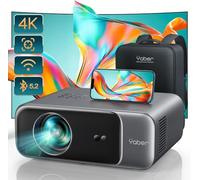 【Auto Focus/Keystone】Proyector 4K WiFi6 Bluetooth, 28000 Lúmenes YABER Proyector Full HD 1080P Nativo Proyector 4K Soporte, Proyector Portátil Cine en Casa/Exterior para Movil/PC/TV Stick/PS5 HDMI USB