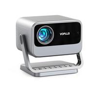 【Auto Focus/Keystone】 Smart Proyector 4K Soporte 27000 Lúmenes WiFi6 Bluetooth Full HD 1080P Nativo, VOPLLS Proyector Cine en Casa/Exterior con Auto Obstacle Avoidance/Screen Fit para iOS/Android/PPT