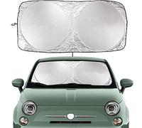 Auto Frontal Parabrisas Parasol Protector Coche Parasoles para Fiat 500 Abarth Trim 1.4L Turbo X Sport, Resistente a Los Rayos UV y Luz de Sol, Coche Delantera Parasol Parabrisas Protector