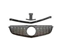 Auto Frontgrill Para Benz W204 Clase C C63 Para AMG 2012 2013 2014 GT StyleTuning Parrillas Parrilla Parachoques Delantero Parrilla Capó Parrilla Delantera(Black)