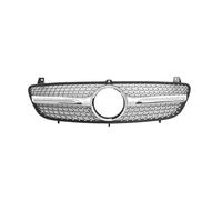 Auto Frontgrill Para Benz W639 Para Viano Para Vito 2006 2007 2008 2009 2010 Rejillas Parachoques Delantero Rejilla Capó Tuning Rejilla Carreras Parrilla Delantera(Silver)