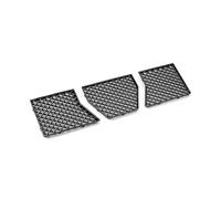 Auto Frontgrill Para G87 Para M2 2023 2024 2025 3 Piezas Parachoques Delantero Del Coche Rejilla Inferior Central Protector De Malla Parrilla Delantera(Carbon Fiber Look)