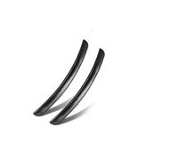 Auto Guardabarros Delantero Trasero Guardabarros Coche Suave Universal Pegatina Arco Acampanado Cubierta Protectora Ventilación Tira Antiarañazos Guardabarros 2 Uds(Black 2pcs)
