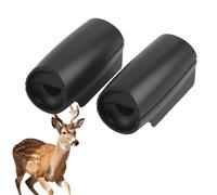 Auto Hirsch Pfeife - 1 Paar Ultraschall Horn 6.5×9 cm Alarmgerät für Tierrettung, Pendelverkehr, Nachtfahrten, Autobahn, Roadtrip, Camping, Wandern, Wildtierschutz, Sichere Fahrt, Umweltfreundlich