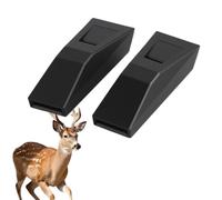 Auto Hirsch Pfeife - 1 Paar Ultraschall Horn 6.5×9 cm Alarmgerät für Tierrettung, Pendelverkehr, Nachtfahrten, Autobahn, Roadtrip, Camping, Wandern, Wildtierschutz, Sichere Fahrt, Umweltfreundlich