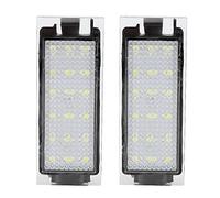 AUTO Iluminación de matrícula, 18 perlas de luz, 2 unidades, lámpara de licencia LEDluces de matricula de sport tourer iluminación de placa 4 iluminación de