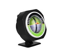 AUTO Inclinómetro de ángulo de equilibrador de ángulo de coche con luz LED exterior Inclinómetro, inclinómetro de ángulo de inclinación luminoso de 8 x 5,2 3,7 cm para la conducción