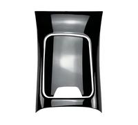 Auto interiores coche Compatible Con Benz Para GLC260 2023 2024 2025 Para GLC300 2023 2024 2025 Pegatina Cubierta Panel Consola Central Coche Volante Izquierda(Black)