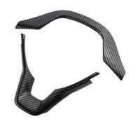 Auto Interiores Coche Compatible con City 2020 2021 2022 2023 2024, Embellecedor De Panel De Volante, Pegatina Decorativa, Cubierta, Accesorios Interiores De Coche(Black)