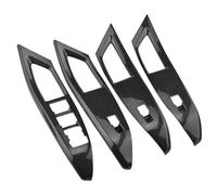 Auto Interiores Coche Compatible con Ford para Focus 2019 2020 2021 2022 2023 Panel Reposabrazos Puerta Coche Cubierta Botón Elevación Ventana Accesorios Embellecedores