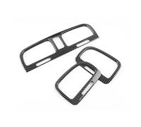 Auto Interiores Coche Compatible con para Golf 6 MK6 2008 2009 2010 2011 2012 2013 Panel De Control Central Salida Aire Ventilación Cubierta Embellecedora(Side 2pcs)