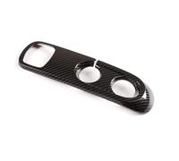 Auto interiores coche Compatible Con Smart 451 Para Fortwo 2009 2010 2011 2012 2013-2015 Pegatinas Texturizadas Cubierta Panel Cambio Marchas Consola Central Coche(Carbon fiber)