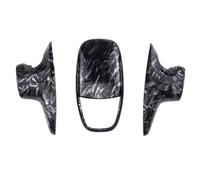 Auto interiores decoración Compatible Con Dodge Para Challenger Para Charger Para Durango 2015 2016 2017 2018 2019-2023 3 Piezas Cubierta Pomo Cambio Marchas Embellecedor Interior(Forging color)