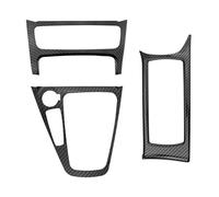 Auto interiores decoración Compatible Con Ford Para Focus 3 Para MK3 2015 2016 2017 2018 LHD Pegatinas Para Consola Central Cubierta Del Panel De Cambio De Marchas Portavasos(Imitation carbon)