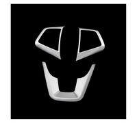 Auto Interiores Panel Para Hyundai Para Creta Para Ix25 2015-2018 ABS Cromo Cubierta Del Panel Volante Coche Embellecedor Adhesivo Accesorios(Silver 3pcs)