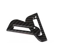 Auto Interiores Panel para Jaguar XE F-Pace Accesorios Interior Coche Ajuste Salida Aire Marco Interruptor Pegatinas Decorativas Interiores Decorativos (Color : Estilo Fibra Carbono)