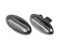 Auto Intermitente lateral Para Mazda 3 Para BK Para BL 2003 2004 2005 2006-2014 Lámpara Señal Giro Marcador Lateral LED Secuencial Intermitentes Laterales Dinámicos(Clear)