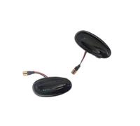 Auto Intermitente lateral Para Pajero Para Montero Para V64 Para V65 Para V68 Para V74 1998-2009 Indicador LED Dinámico Luz Señal Giro Posición Lateral Intermitentes Laterales Dinámicos(Smoked)