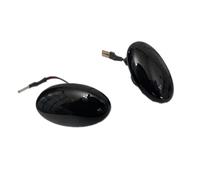 Auto Intermitente lateral Para Vauxhall Para Tigra Para A Para S93 1994 1995 1996 1997 1998 1999 2000 Indicador LED Dinámico Señal Posición Lateral Intermitentes Laterales Dinámicos(Smoked black)