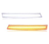 Auto Intermitente lateral Para VW Para Passat 2006-2010 2 Luces Estacionamiento Y Señal Giro Parachoques Delantero Con LED Dinámico Conmutación Intermitentes Laterales Dinámicos(Clear Lens White)