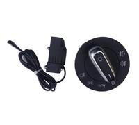 Auto Interruptor Luz Faros Interruptor De Control De Luz De Faro Botón De Ajuste 5ND941431B Compatible Con VW Para GOLF PLUS 2003-2012 Para CC 2008-2014(Set)