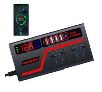 Auto Inverter Outlet - 12 V DC a 110 V AC 24 V DC a 220 V AC Truck | Car Inverter Power Outlet Car Charging Socket Outlet 12V/24V For Laptop Computer Commercial Vehicle Phone Charging